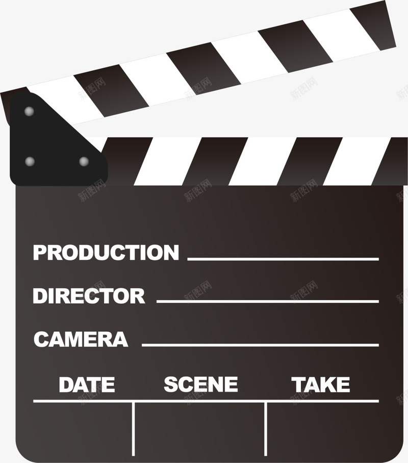 电影拍摄黑色场记板png免抠素材_新图网 https://ixintu.com 国际电影节 影视 拍电影 电影拍摄 电影院 看电影 黑色场记板