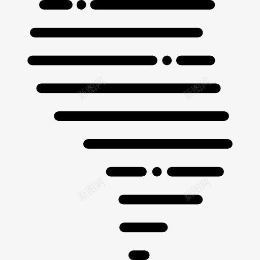 龙卷风图标png_新图网 https://ixintu.com 大风 天气 气候 风 龙卷风
