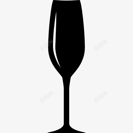 高酒精的杯子图标png_新图网 https://ixintu.com 个子高高的 侧视图 工具 工具和器具 玻璃 眼镜 酒精 饮料 黑色