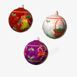 球形装饰圣诞节素材