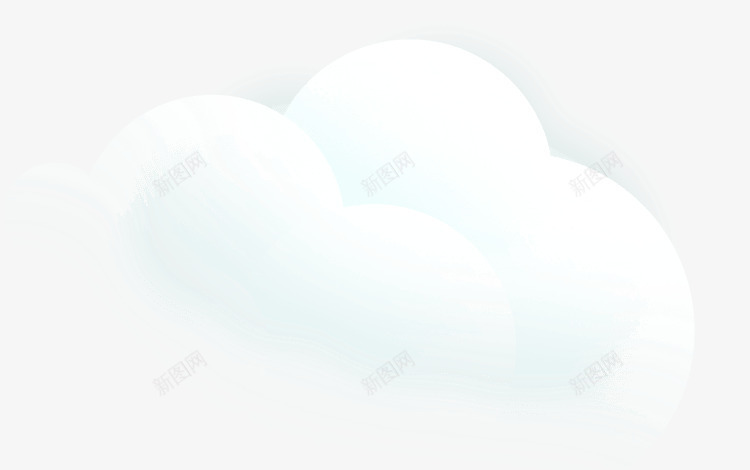 白色云朵球形云朵png免抠素材_新图网 https://ixintu.com 云朵 球形 白色