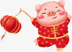 猪年节日喜庆小猪素材