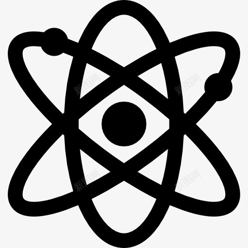 AtomicStructure图标png_新图网 https://ixintu.com 原子 原子核 教育结构 电子 科学 轨道