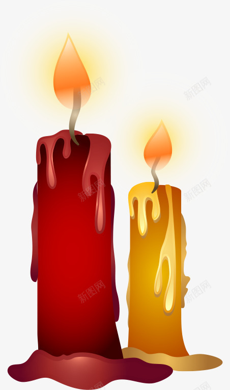 万圣节蜡烛png免抠素材_新图网 https://ixintu.com 万圣节 素材蜡烛