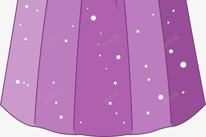 美丽漂亮女礼服矢量图ai免抠素材_新图网 https://ixintu.com 卡通 手绘 漂亮 礼服 紫色 美丽 高贵 矢量图