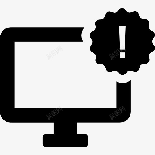 计算机图标png_新图网 https://ixintu.com 多媒体 屏幕 电子 电视 监控 警告 计算机技术