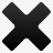 黑十字架关闭删除线框单图标png_新图网 https://ixintu.com Black close cross delete 关闭 删除 黑十字架