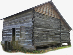 木结构免抠素材木结构房子仓库高清图片