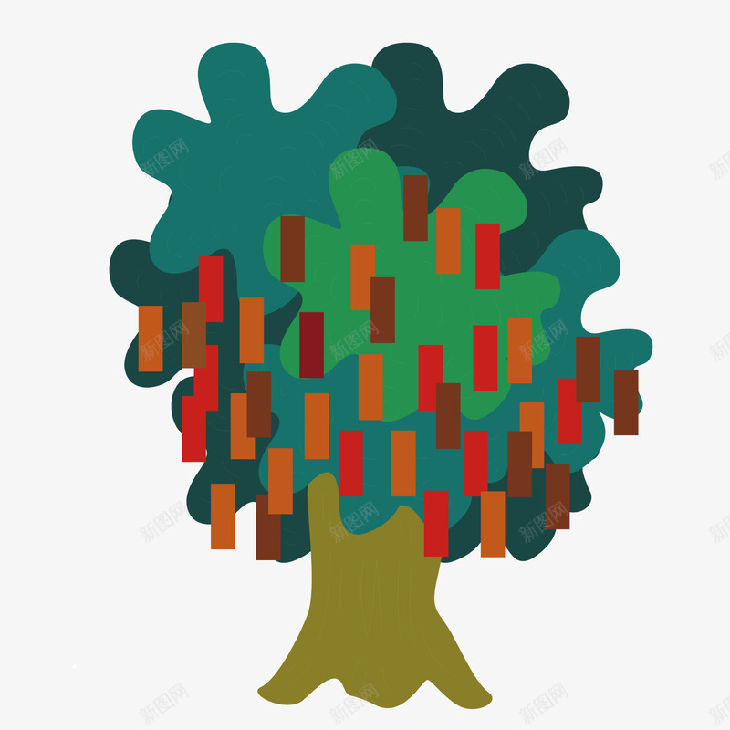 绿色树木松树许愿树png免抠素材_新图网 https://ixintu.com 松树 树木 绿色 绿色树木 许愿树