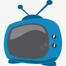视频电视蓝色的电视devicesicons图标图标