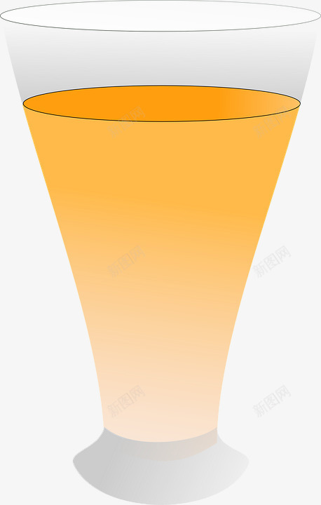 透明茶杯png免抠素材_新图网 https://ixintu.com 橙汁 液体 玻璃 茶杯 透明