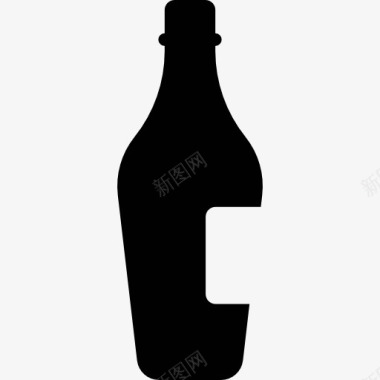 瓶酒的标签图标图标