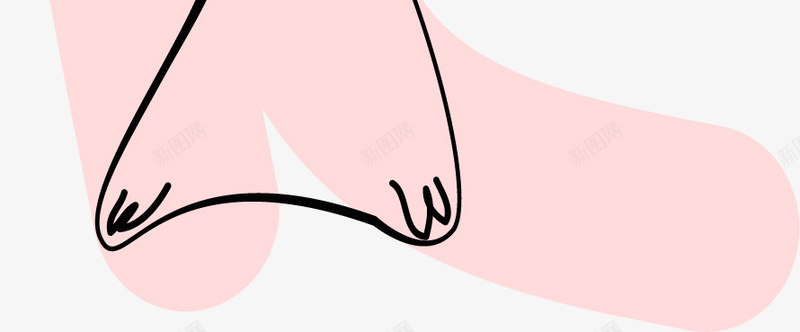 粉色手绘猫咪png免抠素材_新图网 https://ixintu.com png图形 png装饰 手绘 猫咪 粉色 装饰
