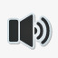 扬声器超级单声道黑贴纸图标png_新图网 https://ixintu.com speaker 扬声器