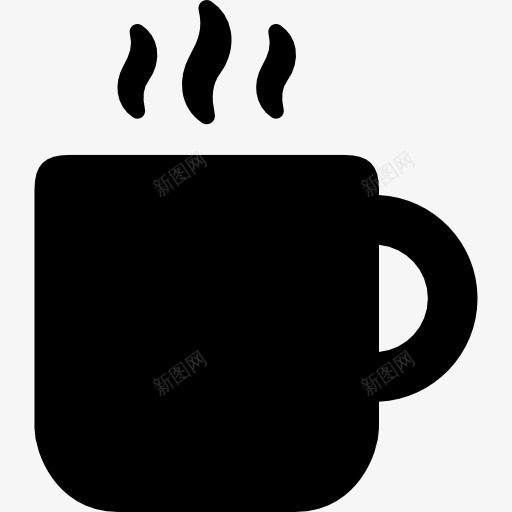 一杯咖啡图标png_新图网 https://ixintu.com 咖啡店 喝热饮料 杯子 茶 食品 饮料