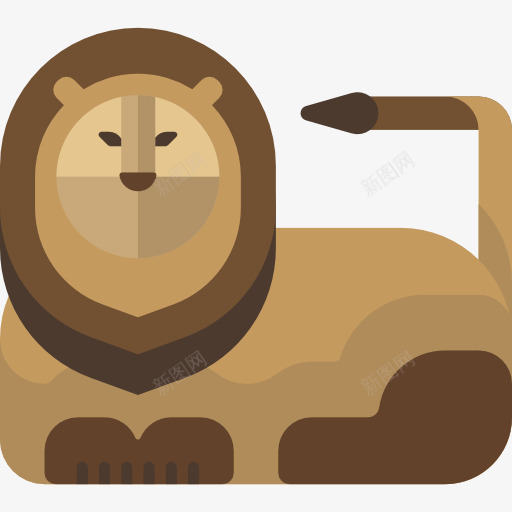 狮子图标png_新图网 https://ixintu.com 动物 动物园 动物王国 狮子 野生动物