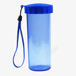 蓝色水壶宝蓝色塑料水壶高清图片