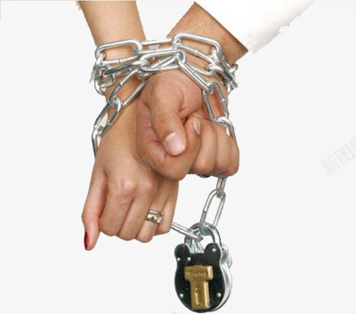 用链条绑在一起的夫妻的手png免抠素材_新图网 https://ixintu.com 产品实物 夫妻 手 链条 锁