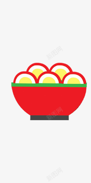 汤圆简笔画元素png免抠素材_新图网 https://ixintu.com 元宵 元素 正月十五 汤圆 简笔画