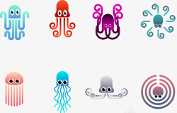 8款创意章鱼形象素材