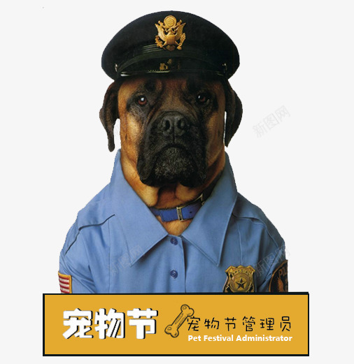 宠物节管理日png免抠素材_新图网 https://ixintu.com 可爱 宠物 狗狗 管理员