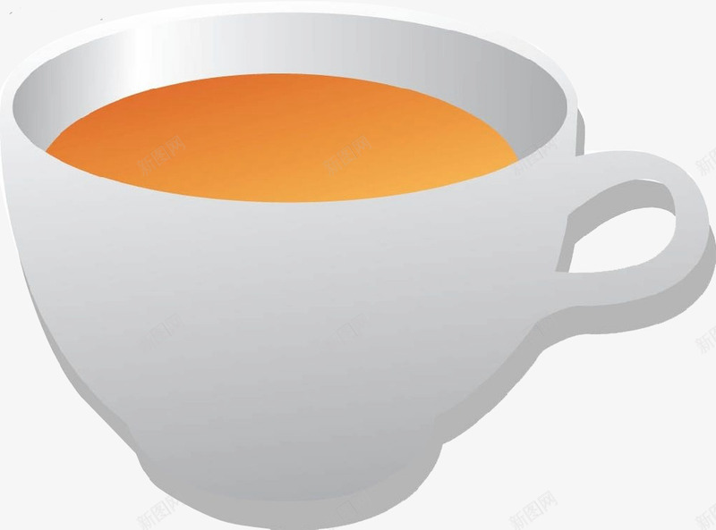 卡通小茶杯png免抠素材_新图网 https://ixintu.com 奶茶杯 杯子 水杯 海报素材 灰色 黄色奶茶