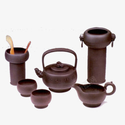 茶壶古色古香传统紫砂茶具高清图片