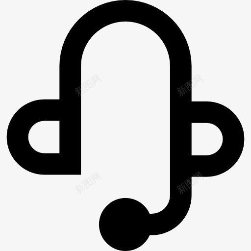 老式的耳机和麦克风图标png_新图网 https://ixintu.com 耳机 音乐技术 音响 麦克风