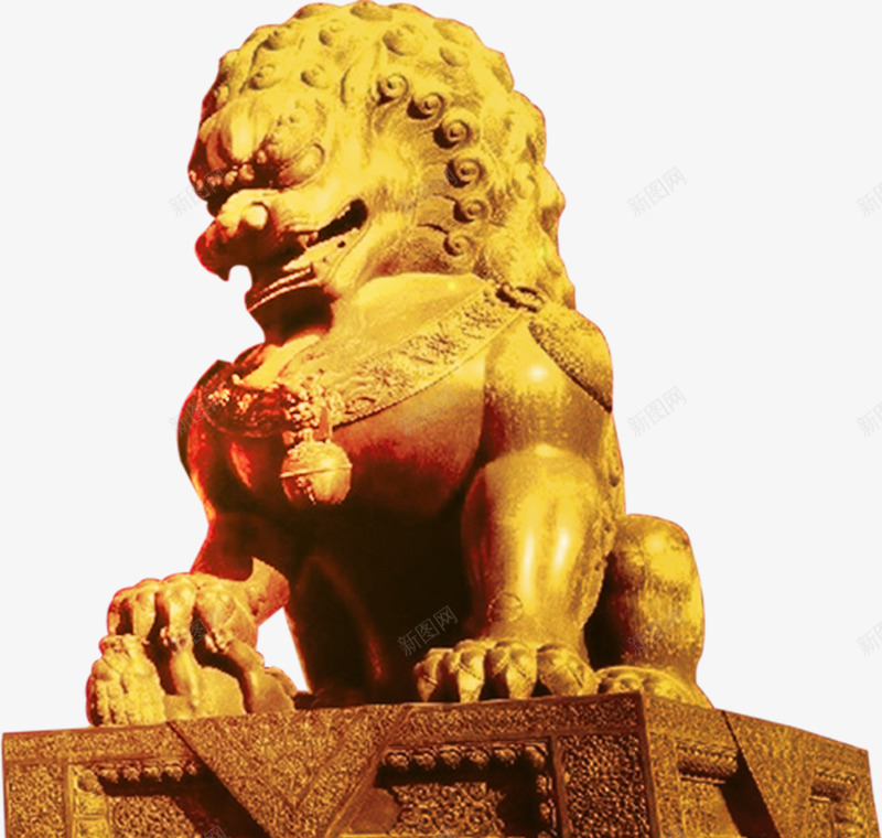 中国风企业文化狮子装饰图案png免抠素材_新图网 https://ixintu.com 中国风 企业文化 古典 复古 狮子