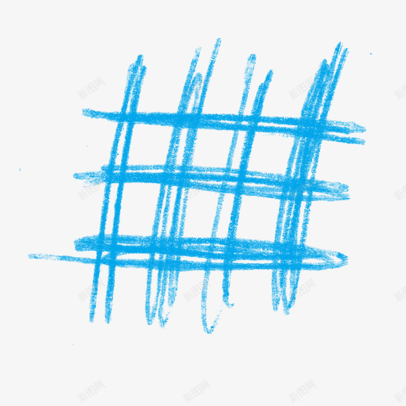 蓝色粉笔线条png免抠素材_新图网 https://ixintu.com 免抠 图案 效果 粉笔 粉笔效果 线条 蓝色线条 装饰