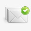 绿色邮件检查邮件图标高清图片