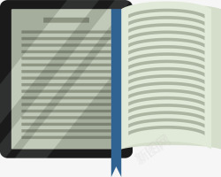 电子书PNG互联网电子书阅读器矢量图高清图片