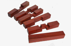 红木榫卯结构拼装细节图素材