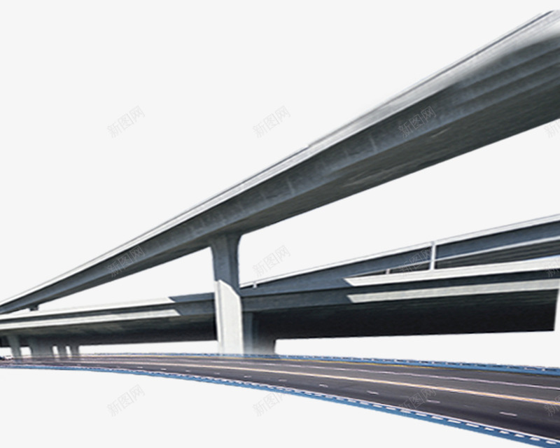 高架公路2psd免抠素材_新图网 https://ixintu.com 高架公路 高架桥 高速路