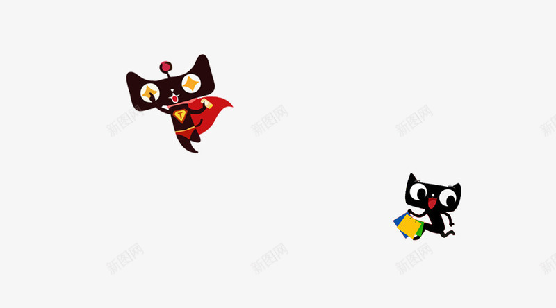 天猫卡通logo图标png_新图网 https://ixintu.com 卡通形象 天猫logo 天猫卡通素材