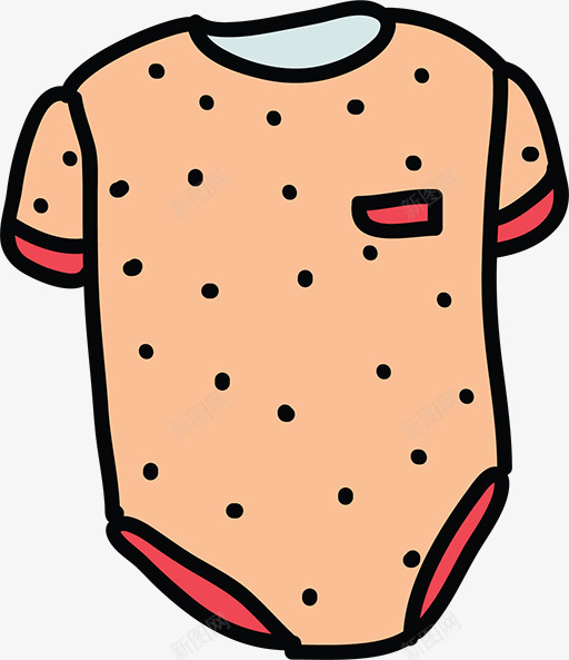 卡通Baby肉色衣服png免抠素材_新图网 https://ixintu.com baby用品 婴儿服饰 婴儿用品 婴儿衣服 漫画衣服