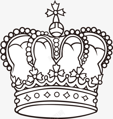 宝石王冠图标图标