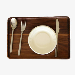 洗餐具红木木餐盘简约可洗高清图片