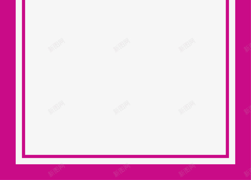 紫色线条框架png免抠素材_新图网 https://ixintu.com 清新框架 清新边框 竖线边框 简约框架 紫色框架 线条边框