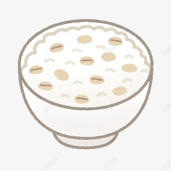 手绘白米饭png免抠素材_新图网 https://ixintu.com 卡通 手绘 碗 米饭 餐具