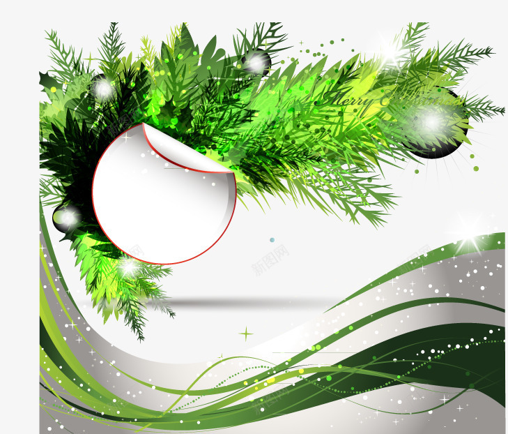 绿色科技背景装饰png免抠素材_新图网 https://ixintu.com 松树 科技背景 绿色