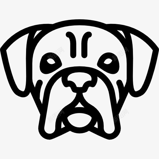 Boxer图标png_新图网 https://ixintu.com 动物 品种 宠物 狗