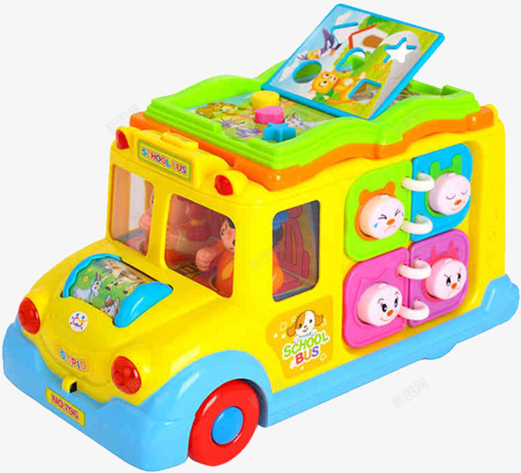 儿童卡通车png免抠素材_新图网 https://ixintu.com 产品实物 儿童车 宠物车 玩具