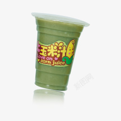 绿豆玉米汁素材