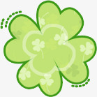 绿色实线边框花朵对话框图标png_新图网 https://ixintu.com 实线边框 绿色 花朵对话框