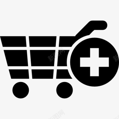 添加到购物车的电子商务图标图标