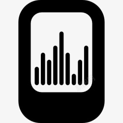 数字均衡器声音酒吧图标高清图片