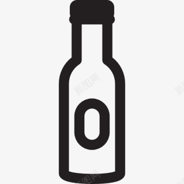 伏特伏特加酒封瓶图标图标