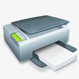 打印机纸文件文件打印设备图标图标