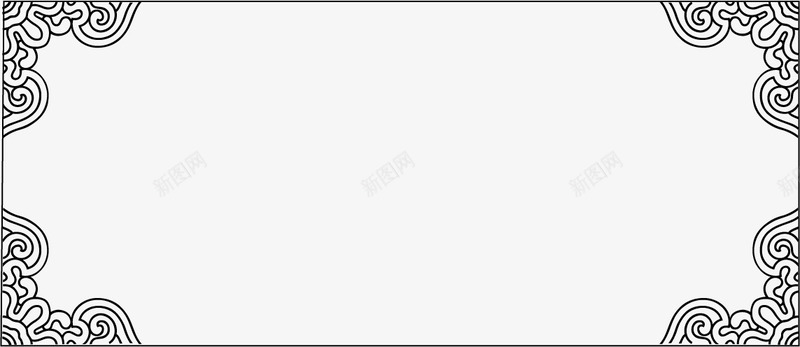 黑色欧式边框png免抠素材_新图网 https://ixintu.com 欧式边框 矢量线框图 矢量线框图素材 线框 线框图 线框图素材 边框